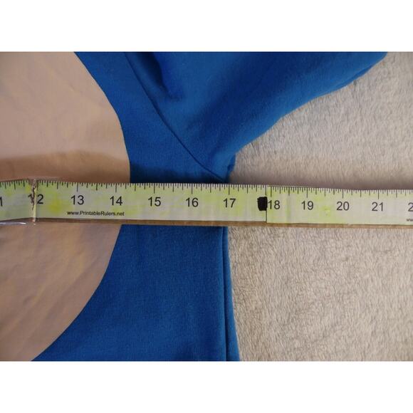 Sonic‎ Hoodie Kids Size Large Blue Fleece Material Embroidery Eyes Costume - Picture 7 of 9